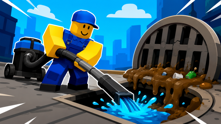 Drain Simulator gameplay